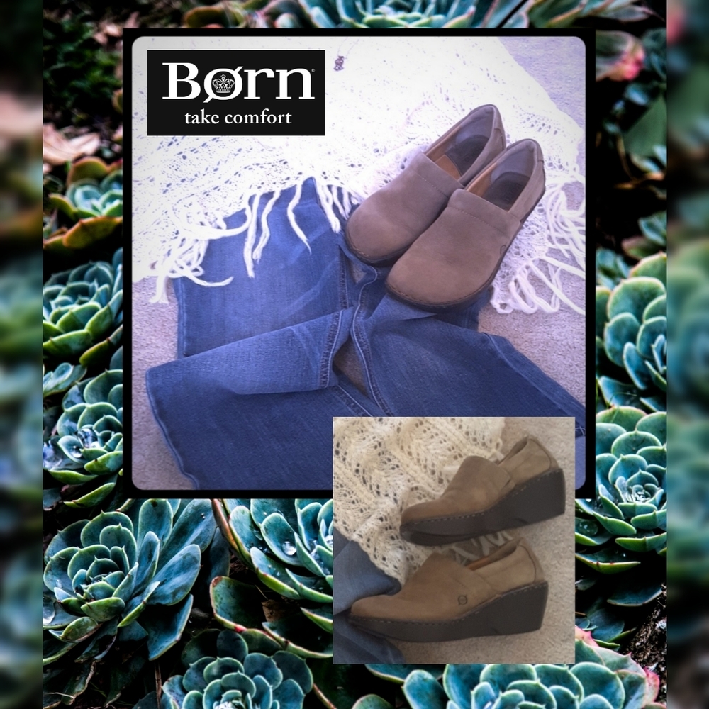 Boot shoe Born Boot Shoe Leather  9 M